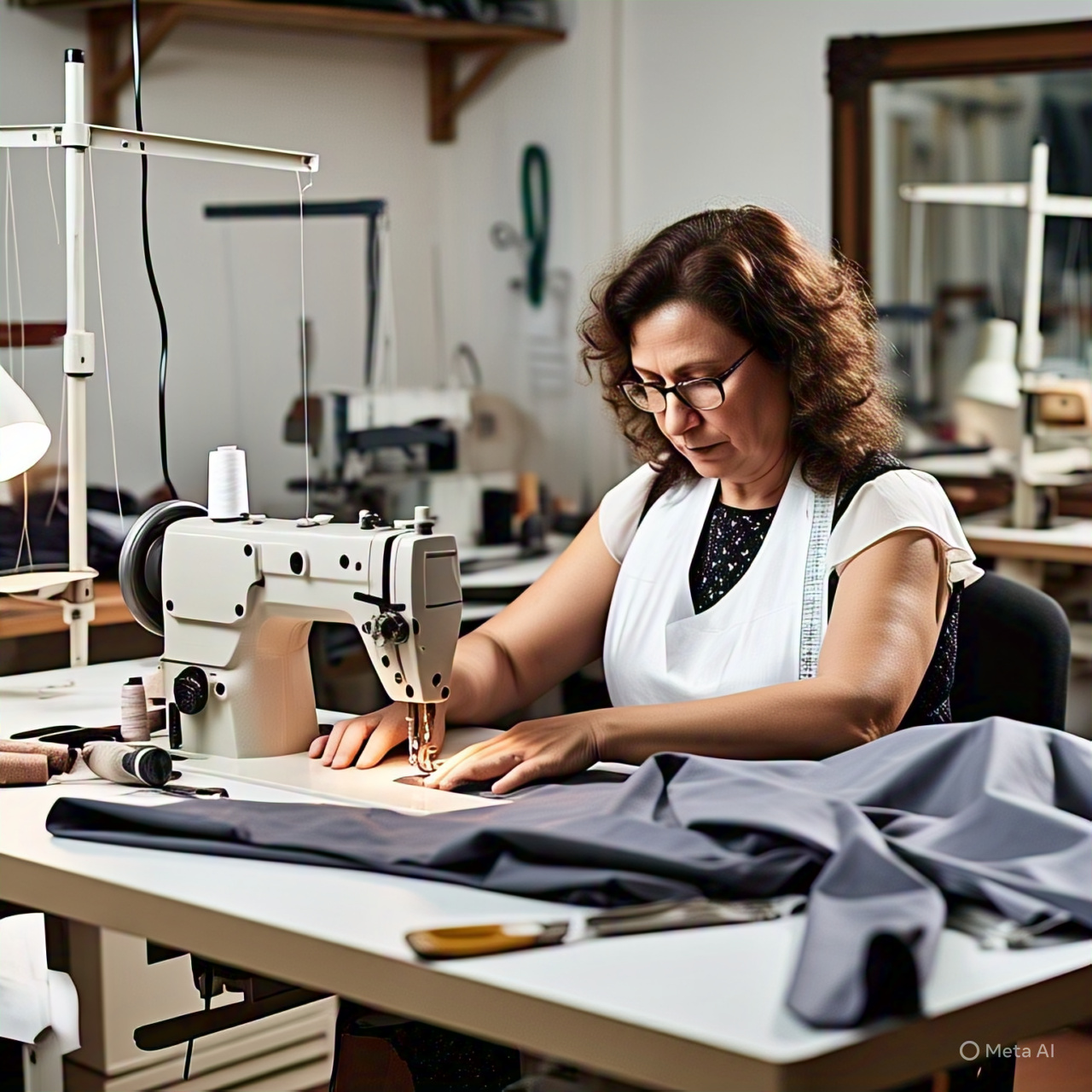 Tailor taking measurements